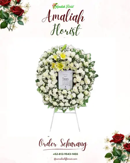 Krans Bunga Duka Masjid Roudotul Jannah Cipadu Jaya